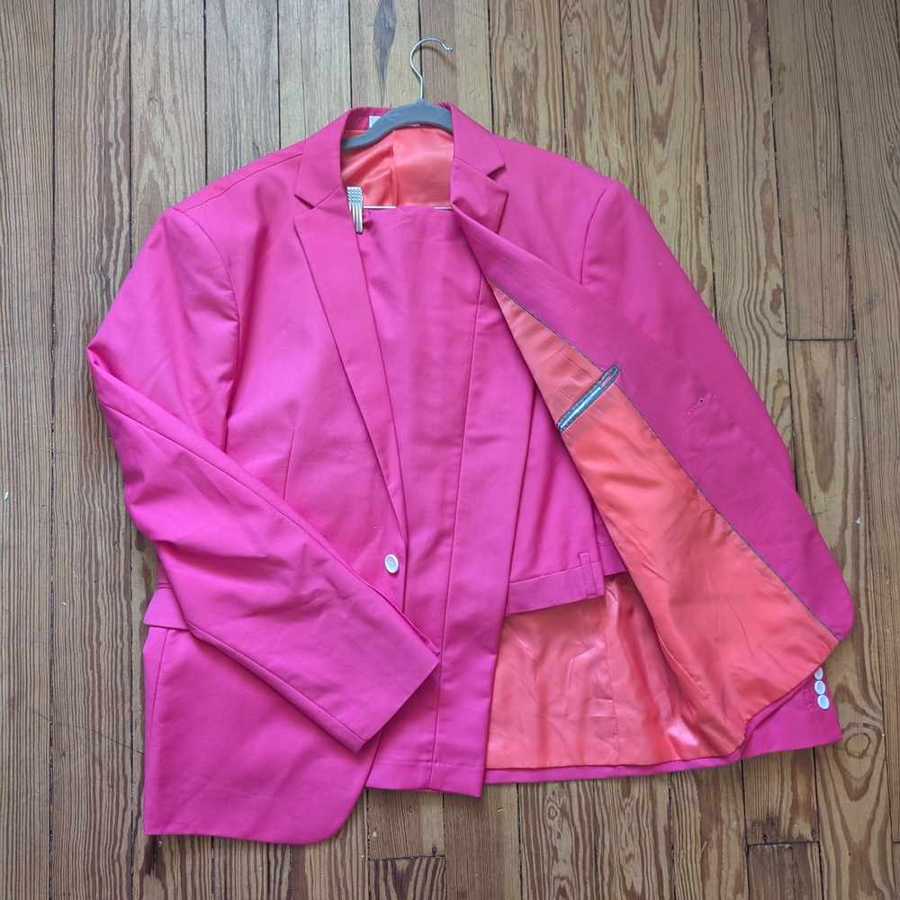 Men's Hot Pink Suit